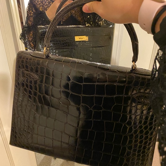 Hermes Kelly 35 crocodile - Picture 5 of 17